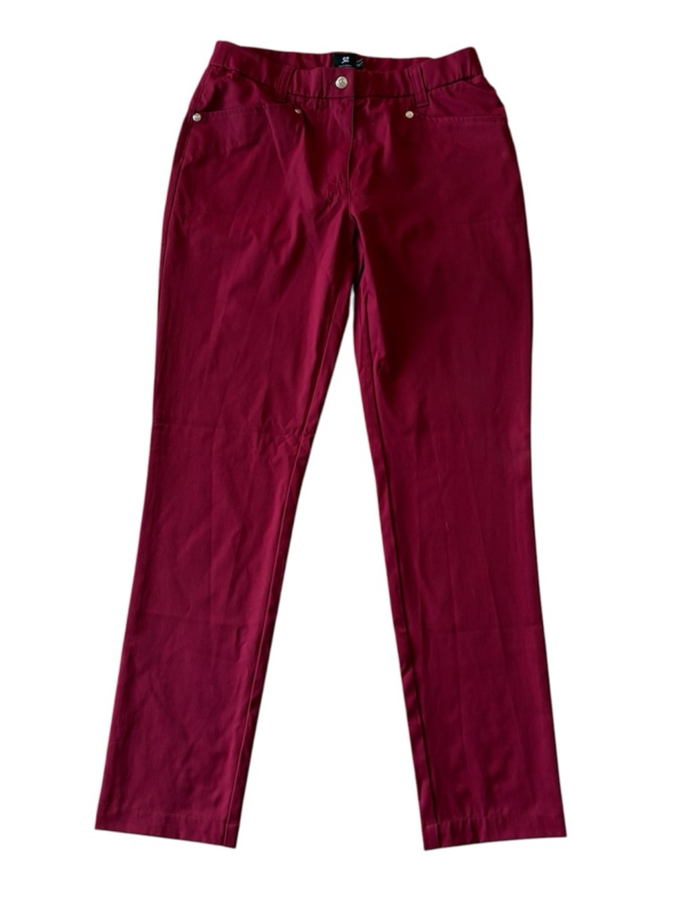 Daily Sports Lyric Umbria Red Performance Golf Trousers Size 6 - Picture 2 of 14